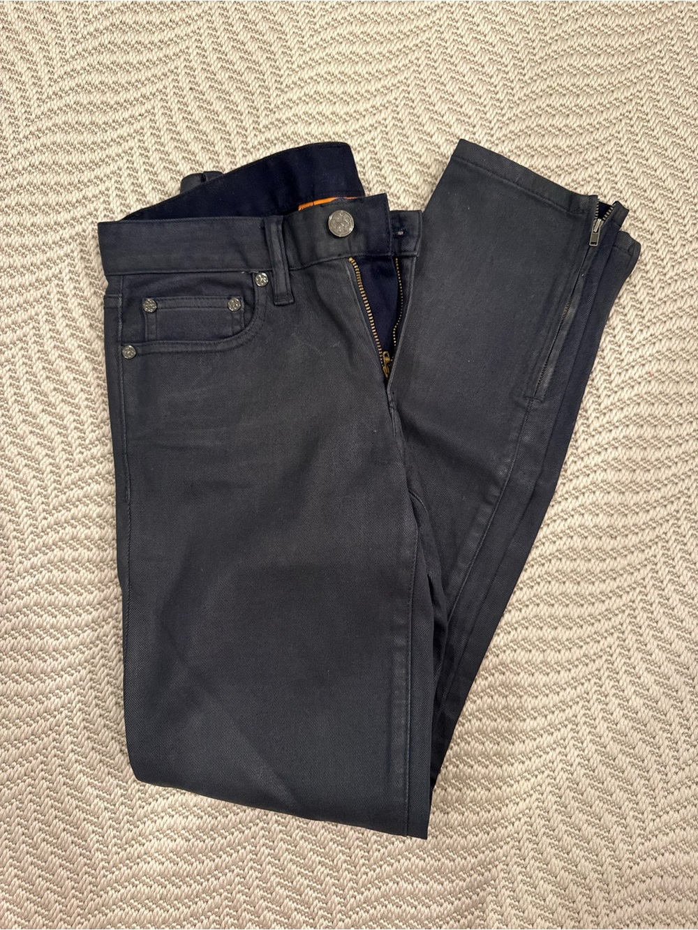 Tory Burch Slim Jeans in Dark Charcoal